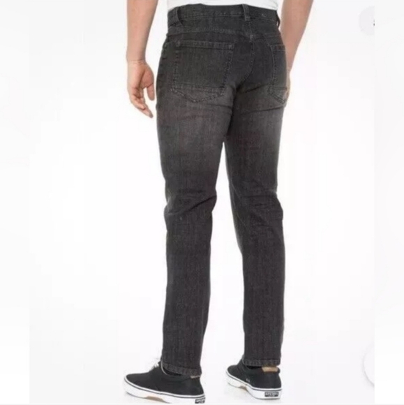 NWT Prana Feener Jeans 32" Straight Fit Black Smoke Wash W32 L 36 - Picture 2 of 10